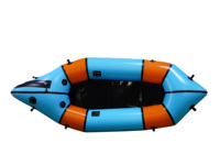 Radeau de pêche ultraléger, radeau de randonnée pour la pêche, pagaie gonflable, packraft