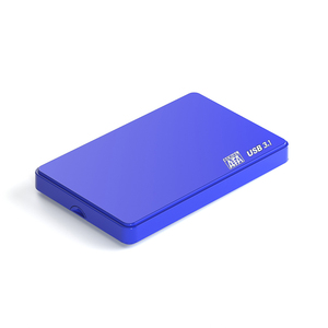 Boîtier de disque dur externe mobile 2,5 pouces USB 3.1 Type-C, lecteur SSD 4 To, en plastique bleu, moulage exclusif, fabriqué en Chine, en stock - Product Image 3