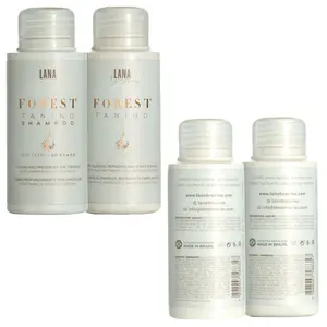 Lana Brasiles | Forest Tanino Duo Deep Clean Shampoo And Smoothing Hair Treatment Smooth And Natural | 2x 100 Ml