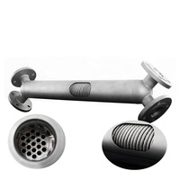 Échangeur de chaleur à tubes filetés en titane pour chauffage à la vapeur et condensation