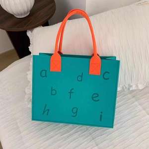 Professional Felt Large Capacity <b>Shopping</b> Carry <b>Bag</b> with Customized - Product Image 3