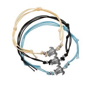 Trendz en gros pas cher femme bracelet tortue <span class=keywords><strong>de</strong></span> <span class=keywords><strong>mer</strong></span> diaphane style corde pour bracelet - Product Image 1