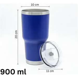 กระติกน้ำร้อนสแตนเลสแบบพกพา 900 มล. ป้องกันการรั่วไหล - Product Image 5