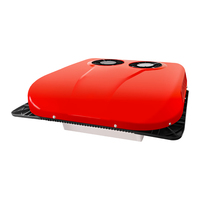 Climatiseur de stationnement électrique à double ventilateur haute efficacité 24V avec compresseur sans balais à faible consommation d'énergie pour camping-car, voiture et semi-remorque
