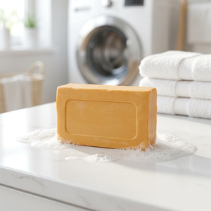 Barra de Detergente Amarillo Orgánico para Ropa con Espuma Abundante para la Limpieza de Prendas y Telas - Product Image 2
