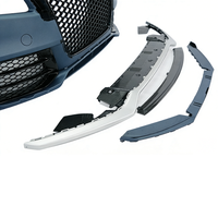 Kit Bumper Depan Gaya PNB RS5 Berkualitas Tinggi Baru, Lip Grille Model Sekrup, Dilengkapi Lubang Sensor Park Assist, Untuk Audi A5/S5 B8 2009-2011, Garansi 1 Tahun