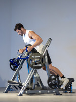 Máquina de remo orbital con carga de placas, duradera, para entrenamiento de fuerza, equipo de gimnasio profesional comercial de desarrollo propio de Rosen