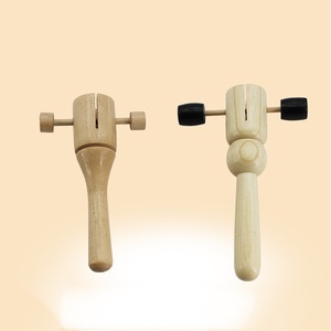Tube sonore double rainuré en gros, instrument de percussion Orff, tube sonore en bois, jouet éducatif musical pour enfants - Product Image 2