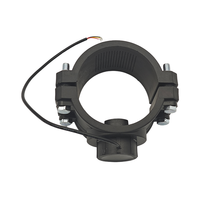 Capteur de débit de liquide robuste pour agriculture intelligente, type Saddle Meter, à fixation par pince 34 mm, avec montage à 4 boulons, sortie 5-24V