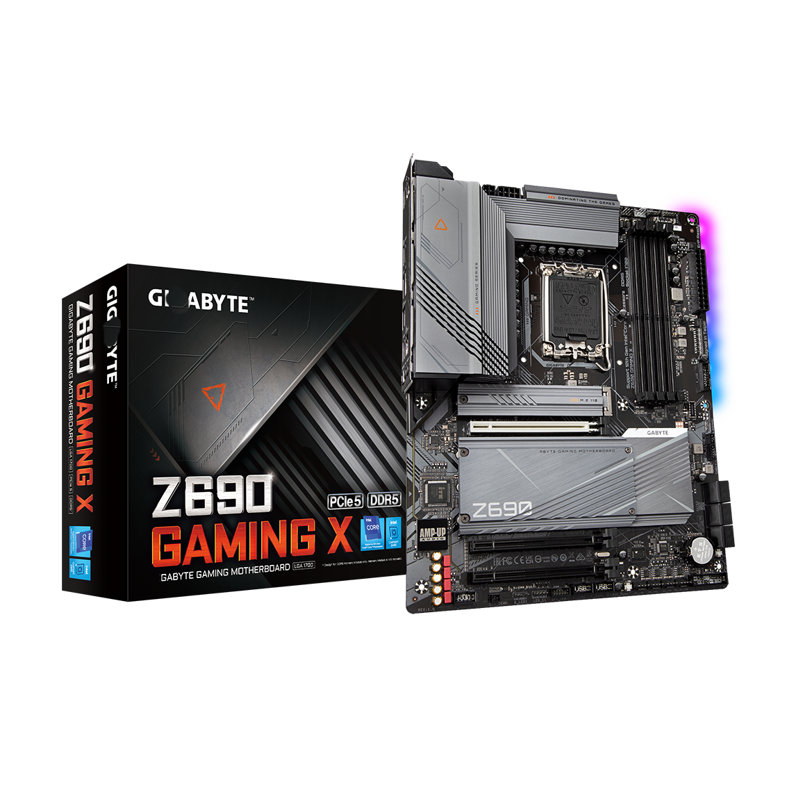 Материнская плата для ПК, GA игровая материнская плата Z690 LGA 1700 CPU i7 i9 12-го поколения Wi-Fi 6 Z690 gaming X DDR5 12900K12700K