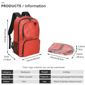 Multipurpose Design Leather Waterproof Fashion Outdoor Book Bags Business Travel Backpack
