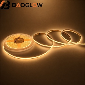 แถบไฟทองแดงแบบสองสาย Bhj-Cob-600d ขนาด 35/35  12v/24v 14w/M แผงวงจรพิมพ์ 5 มม. 2700k-6500k ค่า CRI สูง สำหรับตกแต่งโคมไฟตู้ - Product Image 2