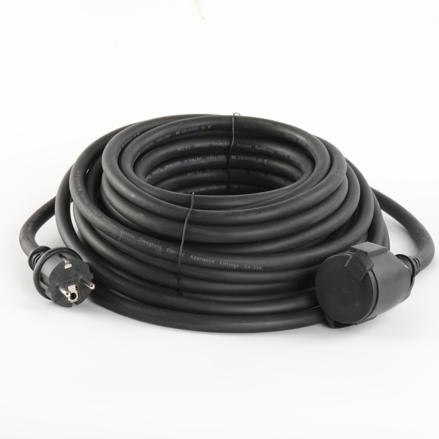 EU 3 Prongs Schuko Plug Power Cord AC Power Cord IEC 320 C13 Socket