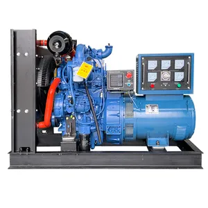 Three-phase four-wire 30KW Double cylinder high quality Pure copper alternator yuchai diesel generator