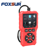 Escáner OBD2 Portátil FOXSUR V529, Herramienta de Diagnóstico Universal para Autos, Lector de Códigos de Error del Motor, Monitor de Emisiones
