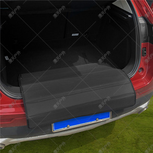 Alfombrilla Acolchada para Maletero de Coche, Gris, TPE, Anticolisión, Antisuciedad, Protección para Mascotas, Forma Plana, 1 Pieza, Uso en las Cuatro Estaciones - Product Image 4
