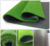 10mm Florhöhe Weicher Künstlicher Plastikgras-Teppich für Hochzeitsböden Innen- und Hinterhof-Dekoration Synthetischer Rasen