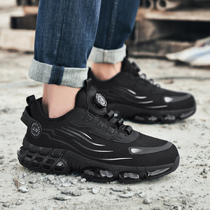 Chaussures de sécurité sportives à boucle rotative, anti-perforation, avec embout en acier, antichoc et tendance pour le travail industriel - Product Image 6