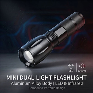 Maxesla Lot de 2 lampes de poche LED en aluminium, cadeaux <span class=keywords><strong>pour</strong></span> hommes, papa, enfants, zoomable, super lumineux, résistant à l'<span class=keywords><strong>eau</strong></span>, 5 modes, mini lampe tactique de camping - Product Image 3