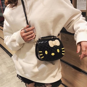 2025 Nueva versión coreana lindo KT gato bandolera Casual princesa bolsa con estilo de moda PU Material versátil para niñas - Product Image 2