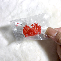 Miniature Ensemble Alimentaire pour Maison de Poupées, Légumes et Fruits 3D en Plastique Simulés, Emballés Sous Vide pour Décoration et Photographie