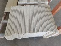 SHIHUI moderne italien gris marbre Design carrelage travertin sablage argent poli mur extérieur sol Villa hôtels