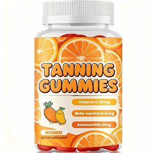 Gummies Tanning Harian Wanita dengan suplemen Vitamin <span class=keywords><strong>beta</strong></span>-karoten Lycopene dan Astaxanthin Sun-Free Tanning Gummies - Product Image 1