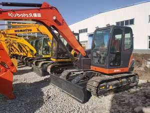 Mini-excavatrice sur chenilles Kubota Kx183 officielle en vente en gros, excavatrices de 8 tonnes, moteur Kubota, accessoire de grappin - Product Image 3