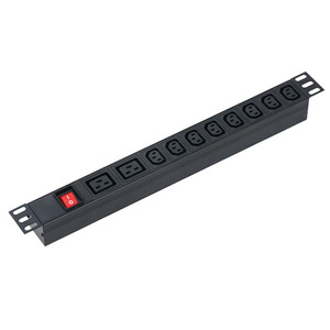 IEC loại 1U 19-inch PDU tủ điện ổ cắm 2-c14 + 8-c13 ổ cắm 16A chuyển đổi Cổ Phiếu 2-c14 + 8-c13 ổ cắm 16A chuyển đổi PDU điện - Product Image 4