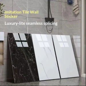 Pegatina Moderna para <span class=keywords><strong>Pared</strong></span> <span class=keywords><strong>de</strong></span> Cocina, Antiincrustante, Resistente al Aceite, Papel Tapiz Autoadhesivo con Diseño <span class=keywords><strong>de</strong></span> Mármol, Impermeable y Antimoho para Baño - Product Image 3