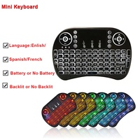 Mini Teclado Inalámbrico I8 2.4G con Panel Táctil, Retroiluminación de Color, Control Remoto para Android TV Box, Smart TV, Mini PC