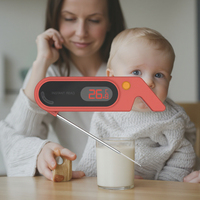 Termometer Dapur BBQ Digital WINYS YS108pro Tahan Lama, Lipat, Cepat Panas, Layar Lampu Latar Merah, Resolusi Tinggi 0.1°C