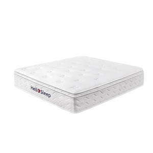 Colchón de lujo híbrido con parte superior de almohada europea de 10/12 pulgadas, bobinas envueltas individualmente con tres zonas - Product Image 2