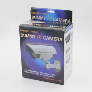 Indoor/Outdoor Bullet Dummy Camera With LED Lights From CCTV Camera Supplier