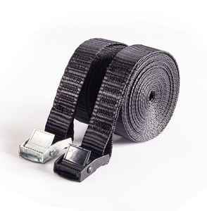<span class=keywords><strong>Sangle</strong></span> de fixation polyvalente haute résistance 800 kg 9 m 14 pi en polyester pour arrimage de cargaison avec boucle à came R&T RTCBS - Product Image 4