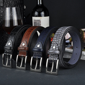 Cina fornitore all'ingrosso goffrato in pelle sintetica <span class=keywords><strong>cinture</strong></span> Casual stile polo cintura fibbia modello coccodrillo cintura per uomo Jeans - Product Image 2
