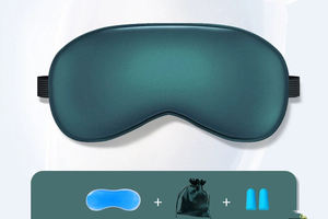 Masque pour les yeux <span class=keywords><strong>de</strong></span> repos <span class=keywords><strong>de</strong></span> <span class=keywords><strong>midi</strong></span> <span class=keywords><strong>de</strong></span> luxe Sangle élastique bloquant le <span class=keywords><strong>soleil</strong></span> et sensation <span class=keywords><strong>de</strong></span> fraîcheur incassable avec conception d'étanchéité réglable - Product Image 5