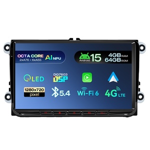 9 Inch 4+64GB Android 15 Car Multimedia Player for VW/SKODA/SEAT AI NPU QLED Global 4G DSP DQ7603 CarPlay Coaxial Output XTRONS - Product Image 1