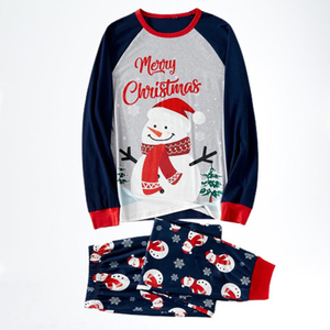 Set di pigiami di famiglia di natale con stampa 4XL 4 pezzi papà <span class=keywords><strong>mamma</strong></span> bambino pigiama natale neonato con famiglia abbinata - Product Image 3