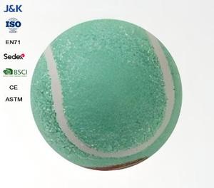 Pelotas de tenis de juguete deportivo de goma coloridas impresas con logotipo personalizado para buscar perros y entrenamiento de mascotas juguetes para perros chirriantes de tamaño mini - Product Image 1