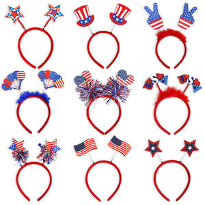 Bán Buôn Tùy Chỉnh Mềm Đàn Hồi Linh Hoạt Độc Lập Ngày Tóc Hoops Cảm Thấy Chất Liệu Thân Thiện Với Môi Bền Cho Đầu Phụ Kiện - Product Image 1