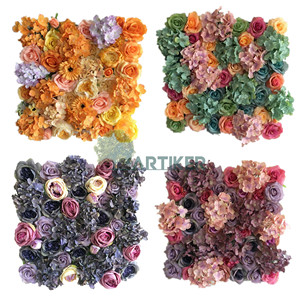 Tissu de lilac en coton rose, toile de fond de décoration de mariage, panneaux roses, suspension arrière, grand mur métallique, mur de fleurs artificielles 3d, bon <span class=keywords><strong>prix</strong></span> - Product Image 3