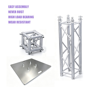 Système de treillis en aluminium d'usine, ne rouille jamais, treillis d'éclairage de scène modulaire robuste de qualité supérieure pour concerts, événements en plein air et spectacles sur scène - Product Image 2