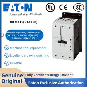 Contactores de Arranque de Motor con Excelente Extinción de Arco EATON Moeller <span class=keywords><strong>DILM115</strong></span>(RAC120) para Equipos de Máquinas Herramienta - Product Image 1