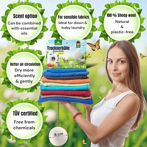 Lot de 6 balles XXL pour sèche-linge et doudounes, sans produits nocifs et adaptées aux animaux. Palline Asciugatrice en - Product Image 4