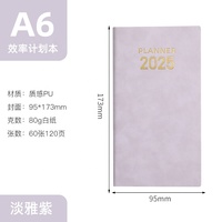 Kunden spezifisches Logo Softcover Leder Englisch Zeitplan Planer Tagebuch A6 Journal Akademische Tagebücher Persönliche Agenda Notizbuch