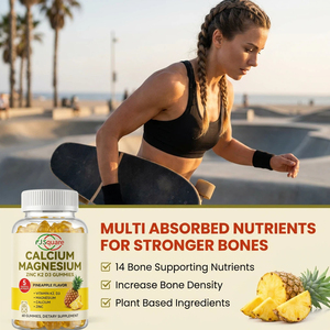 OEM Sugar-Free Gummies Calcium <strong>Magnesium</strong> <strong>with</strong> <strong>Zinc</strong> <strong>and</strong> <strong>Vitamin</strong> K2 D3 Supplements Immune System <strong>and</strong> Mood Support for Adults - Product Image 2