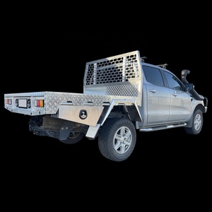 Bandeja Ute personalizada de doble cabina de aluminio 4x4 para Toyota <span class=keywords><strong>Land</strong></span> <span class=keywords><strong>Cruiser</strong></span> 79 con cajas laterales y protectores de arco de barro - Product Image 4