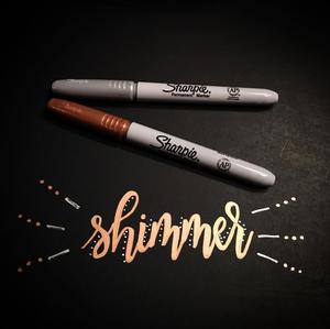 金属ゴールドとシルバー<span class=keywords><strong>Sharpie</strong></span>永久マーカーペン - Product Image 4
