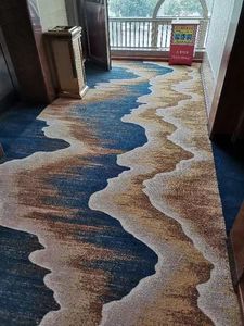 Alfombra lujosa <span class=keywords><strong>de</strong></span> nailon estampada para pasillo <span class=keywords><strong>de</strong></span> Hotel, Popular, para Hotel - Product Image 6